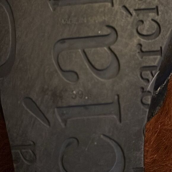 PEDRO GARCIA Sandal GARIELA BLACK SATIN BOW Slide Crystal  Size 39.5 / 9.5 - Picture 10 of 10